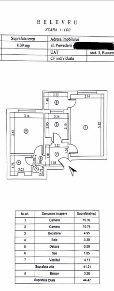 Prevederii, metrou Nicolae Grigorescu, apartament 2 camere,